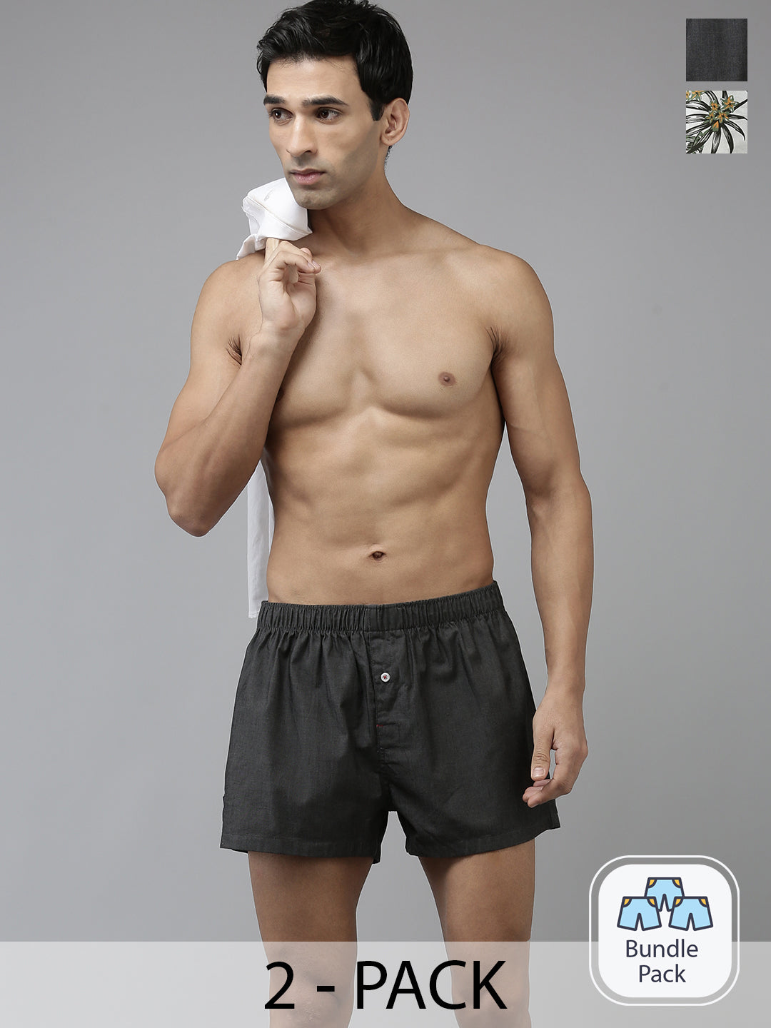 Men Comfort Woven Boxers (Pack of 2)